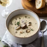 Classic Cream of Mushroom Soup That's Comfort in a Bowl 2 Classic Cream of Mushroom Soup