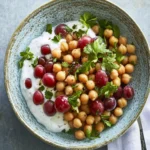 Spiced Chickpeas and Grapes with Yogurt for Vibrant Health 6 Spiced Chickpeas and Grapes with Yogurt