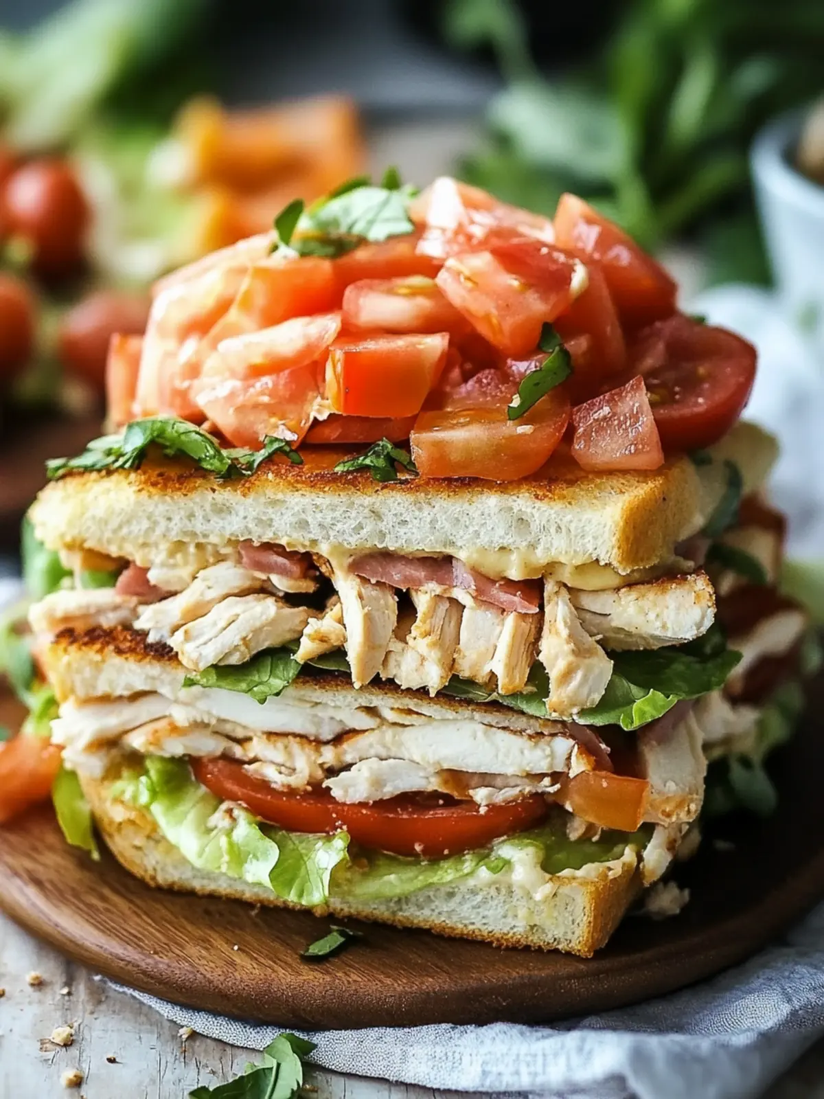 Savory Chicken Club Sandwich Dip for Ultimate Snack Bliss 4 Savory Chicken Club Sandwich Dip for Ultimate Snack Bliss