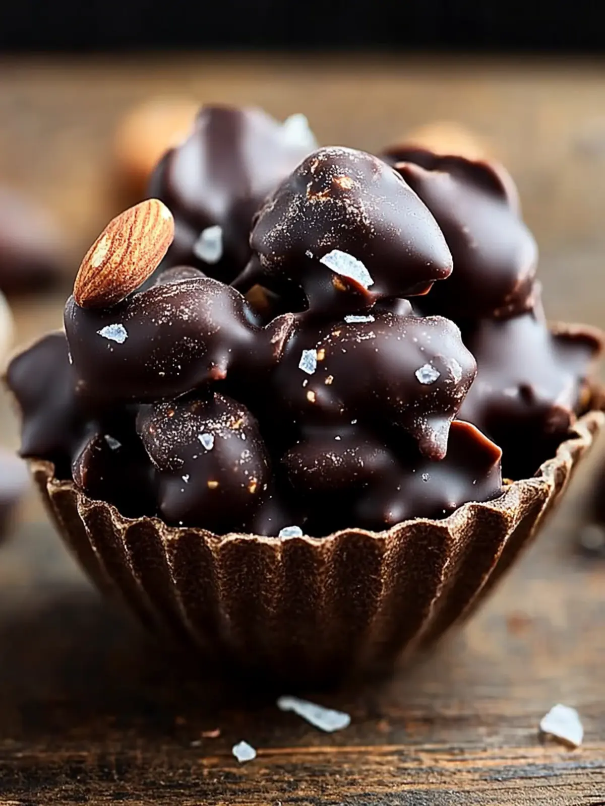 Dark Chocolate Nut Clusters: Irresistibly Healthy Snack Bliss 3 Dark Chocolate Nut Clusters