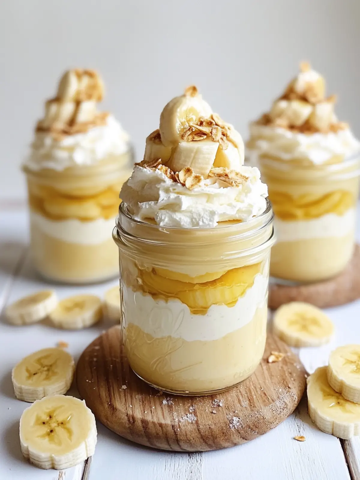 Banana Pudding Jars: Effortless No-Bake Delight for Everyone 3 Banana Pudding Jars