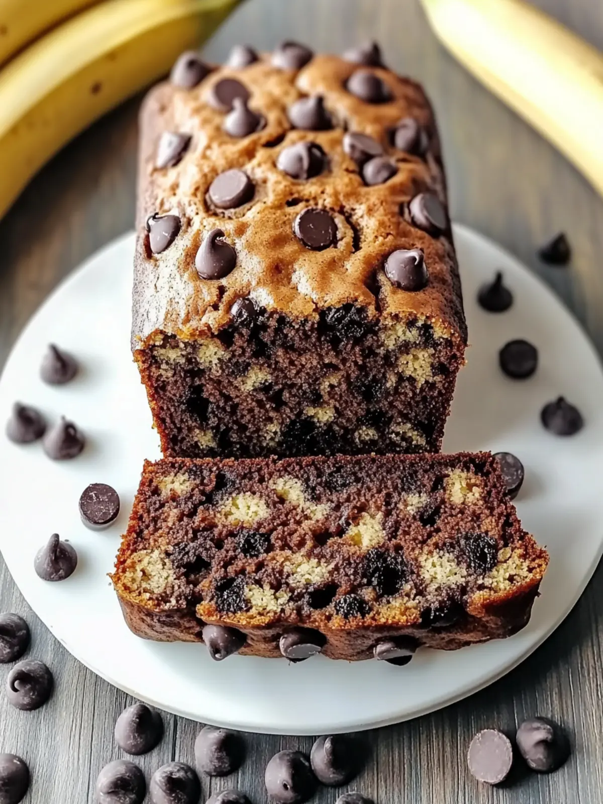 Decadent Moist Chocolate Chip Banana Bread Made with Love Today 5 Decadent Moist Chocolate Chip Banana Bread Made with Love