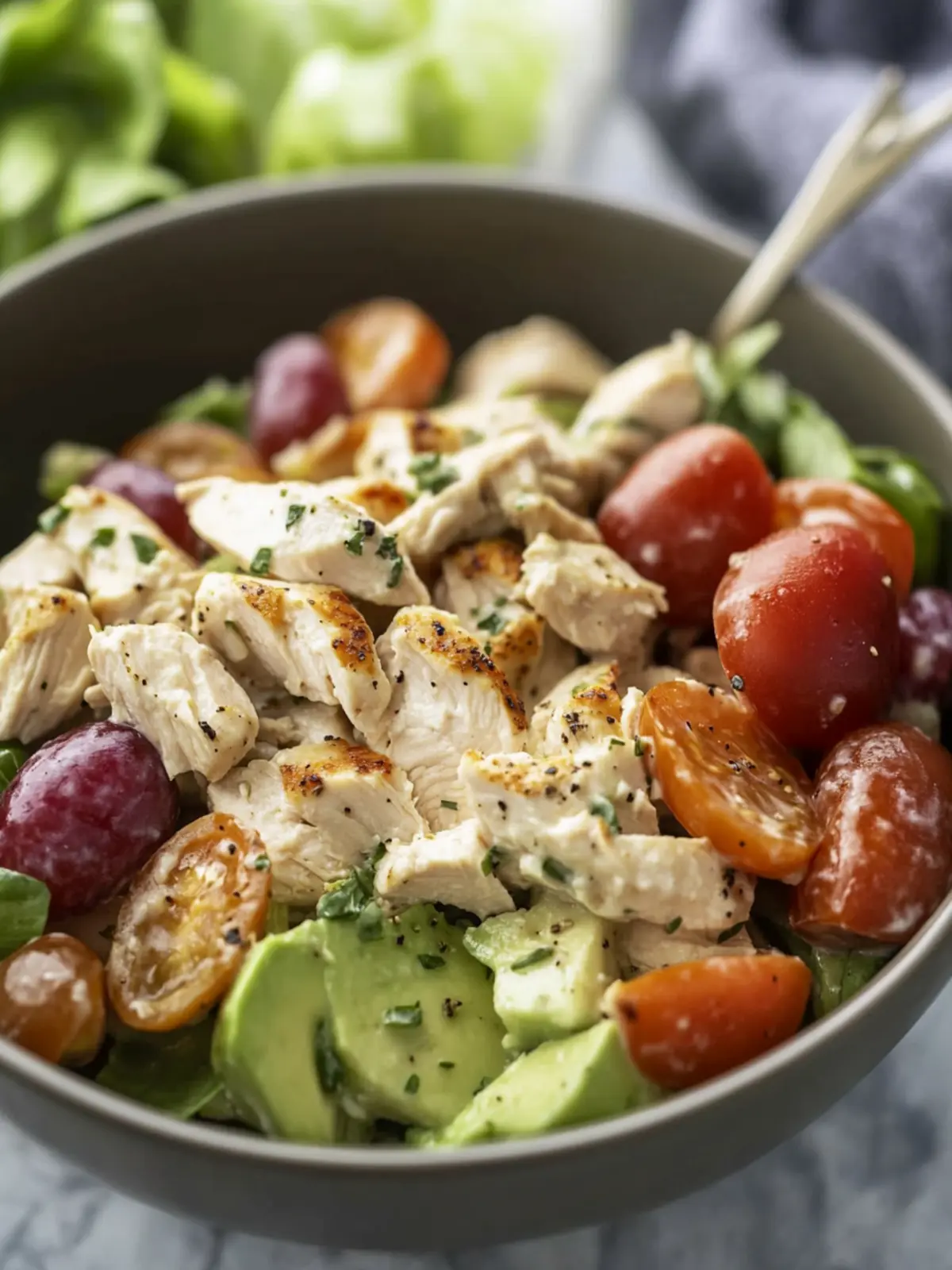 Delicious Healthy California Chicken Salad Recipe with a Twist 4 Healthy California Chicken Salad Recipe