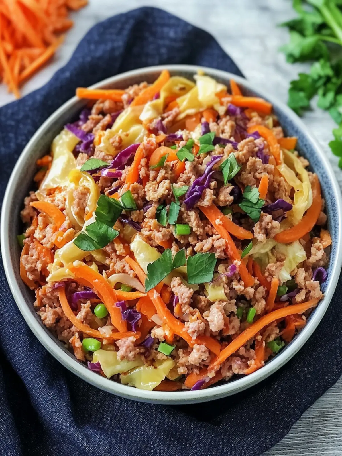 Keto Egg Roll in a Bowl – Your Quick & Tasty Dinner Fix 3 Keto Egg Roll in a Bowl – Easy Keto Dinner Recipe