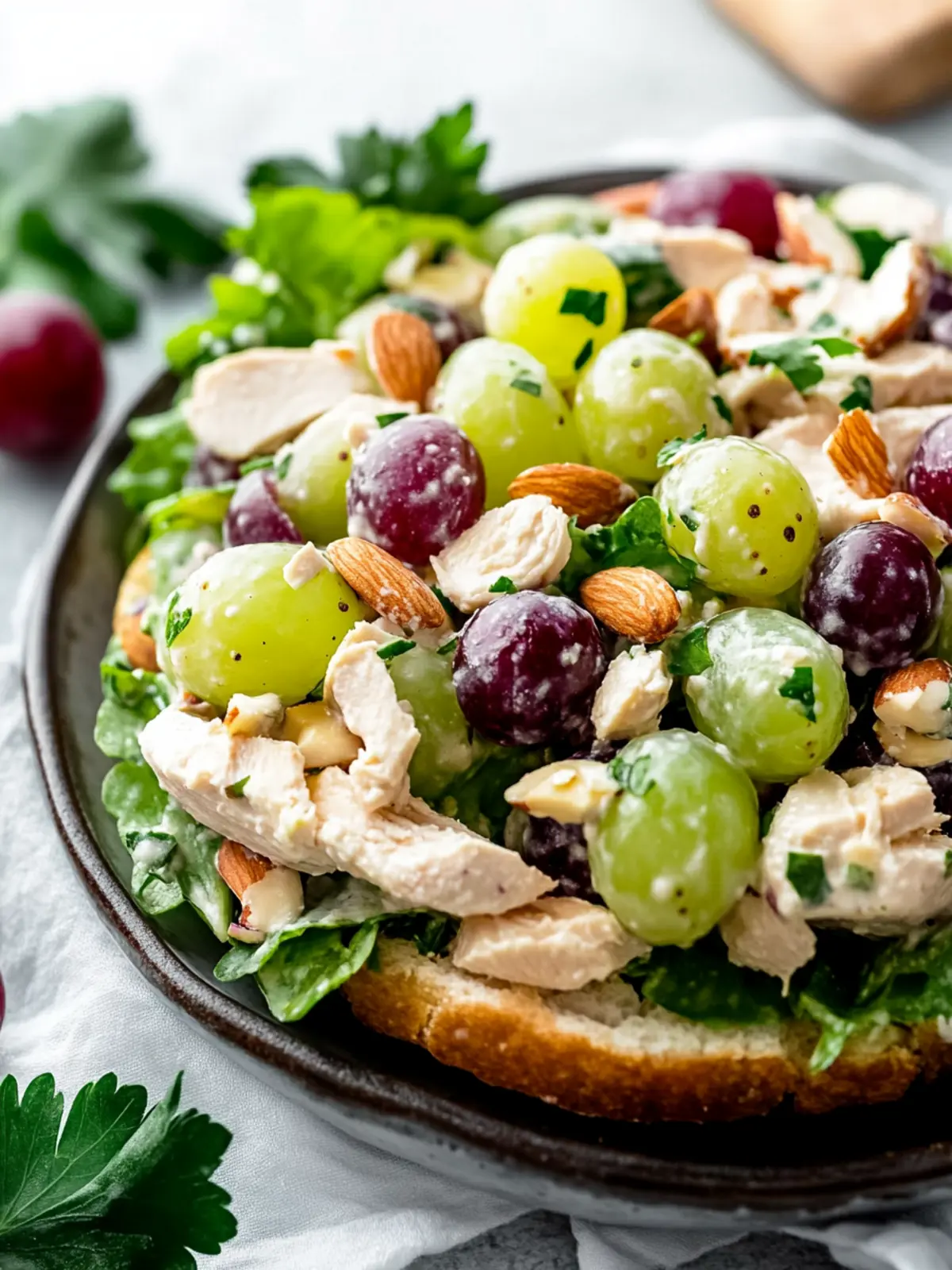 Delicious Chicken Salad with Grapes and Almonds Made Easy 2 Chicken Salad with Grapes and Almonds