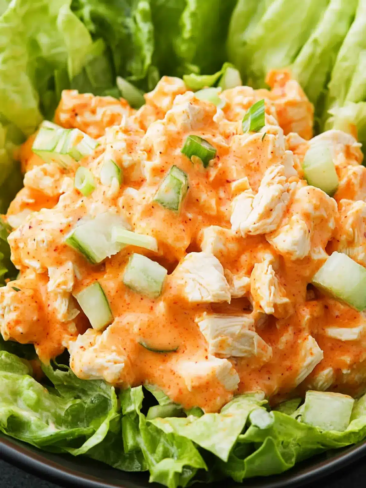 Quick and Creamy 10-Minute Buffalo Chicken Salad Delight 2 10-Minute Buffalo Chicken Salad