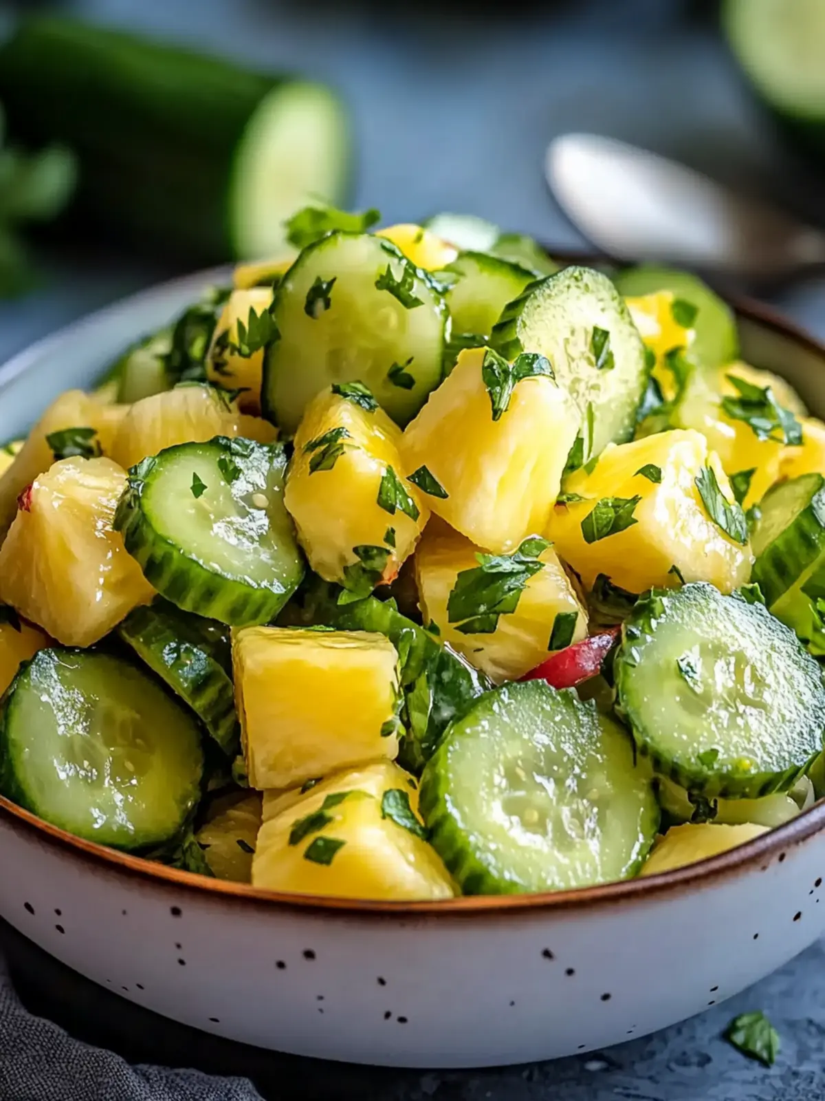 Zesty Pineapple Cucumber Salad Recipe for Summer Refreshment 5 Pineapple Cucumber Salad Recipe