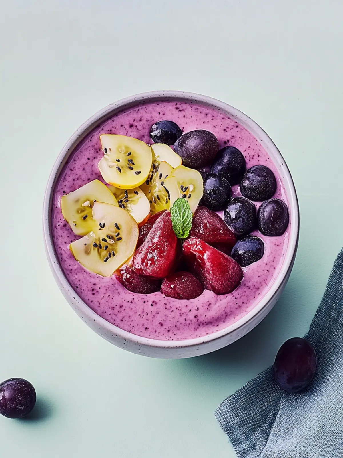 The Great California Grape-Acai Smoothie Bowl for a Healthy Boost 5 The Great California Grape-Acai Smoothie Bowl