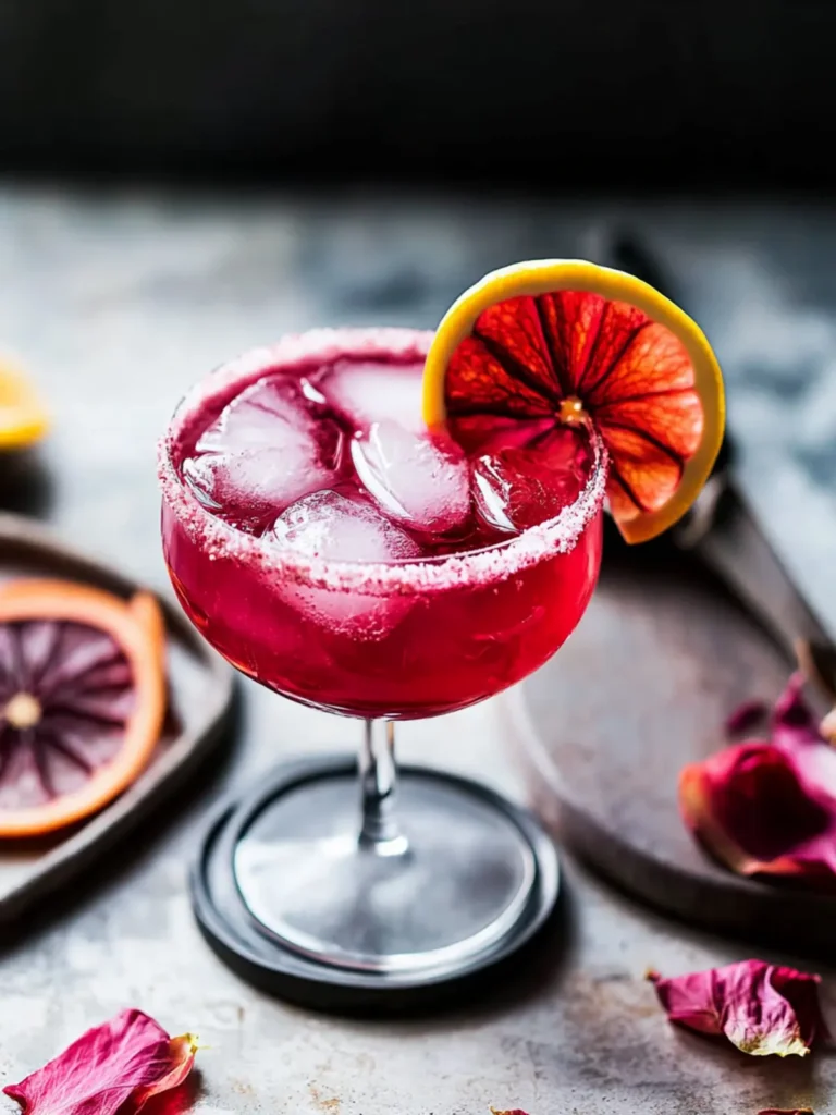 Hibiscus Margarita (Easy 5-Ingredient Recipe)