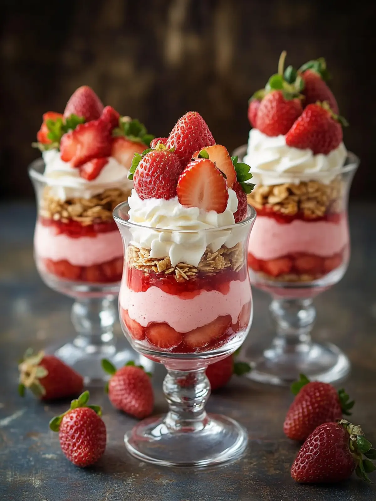 Delicious Strawberry Mousse Parfaits Recipe for Effortless Elegance 4 Delicious Strawberry Mousse Parfaits Recipe