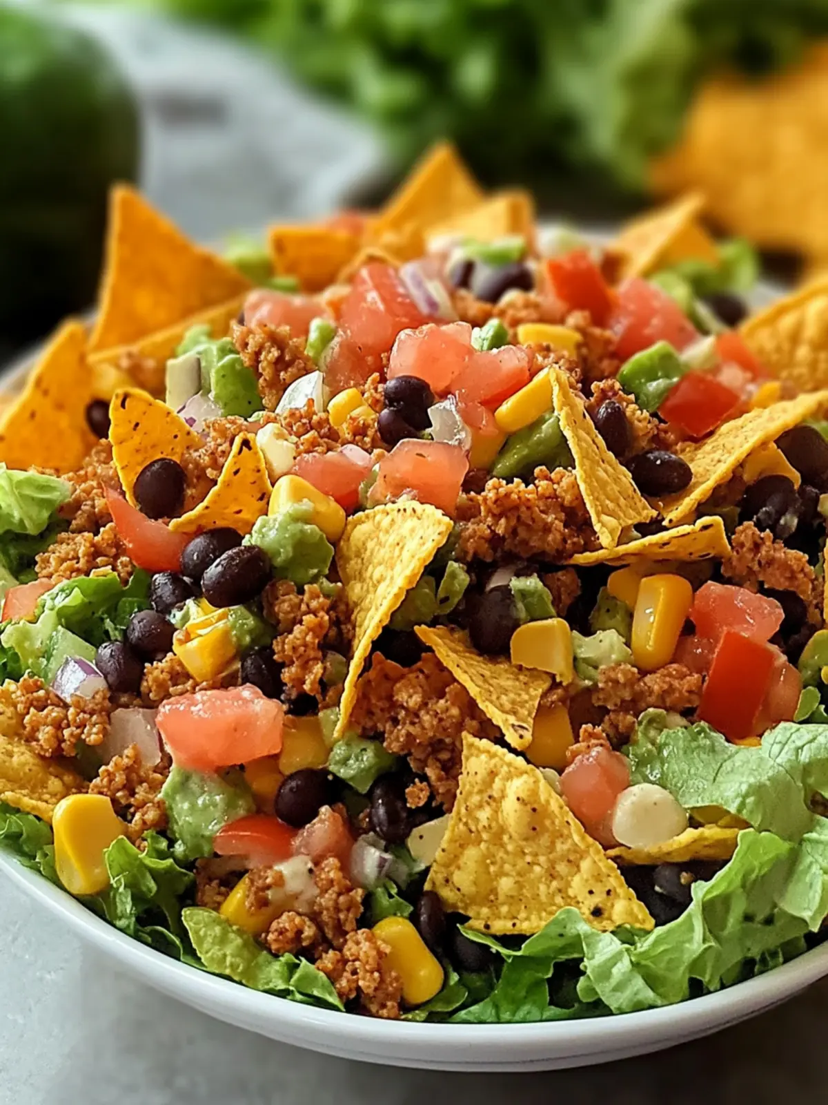 Doritos Taco Salad: Quick, Crunchy Yum for Easy Gatherings 4 Doritos Taco Salad: Quick, Crunchy Yum for Any Gathering