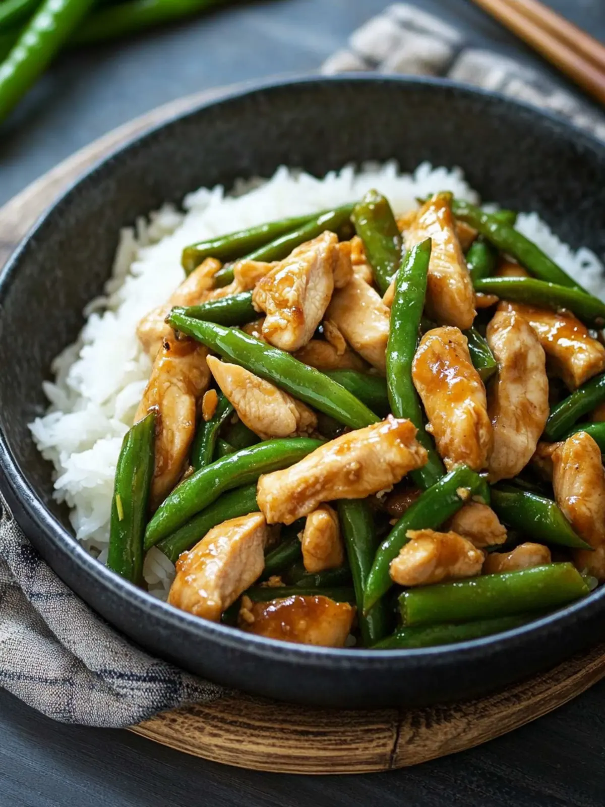Savory Stir Fried Chicken with Green Beans in 30 Minutes 5 Stir Fried Chicken with Green Beans