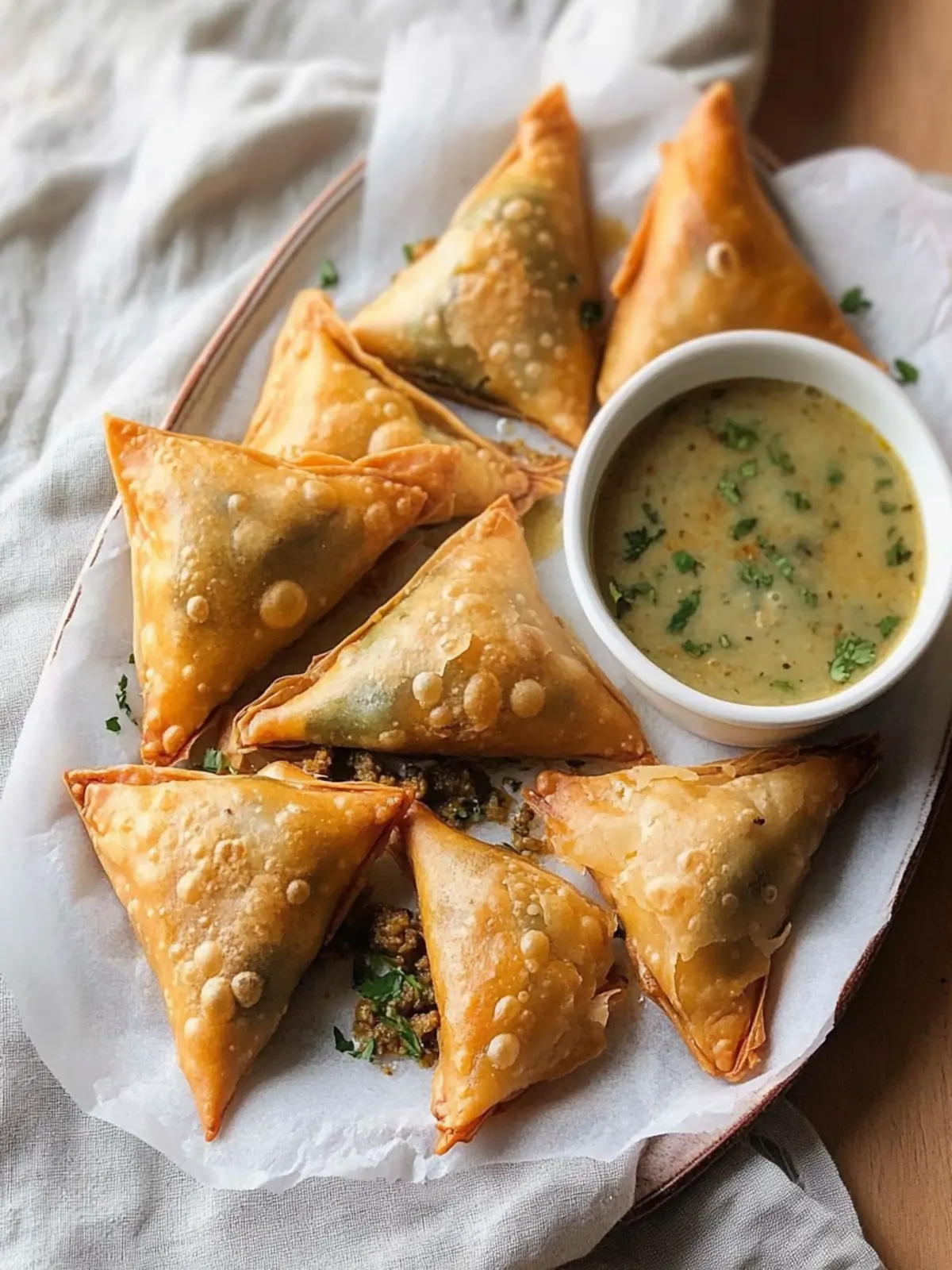Crispy Keema Samosa Recipe Made Easy with Fun Folding Tricks 4 Crispy Keema Samosa Recipe (Easy Folding!)