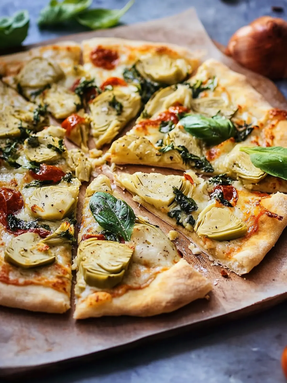 Savory Artichoke Pizza: A Quick, Vegetarian Delight! 2 Artichoke Pizza