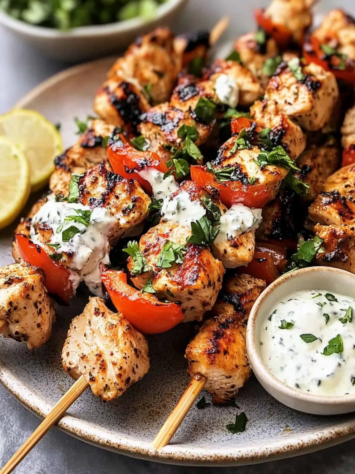 Savor Irresistible Greek Chicken Kabobs with Tzatziki Bliss 5 Greek Chicken Kabobs