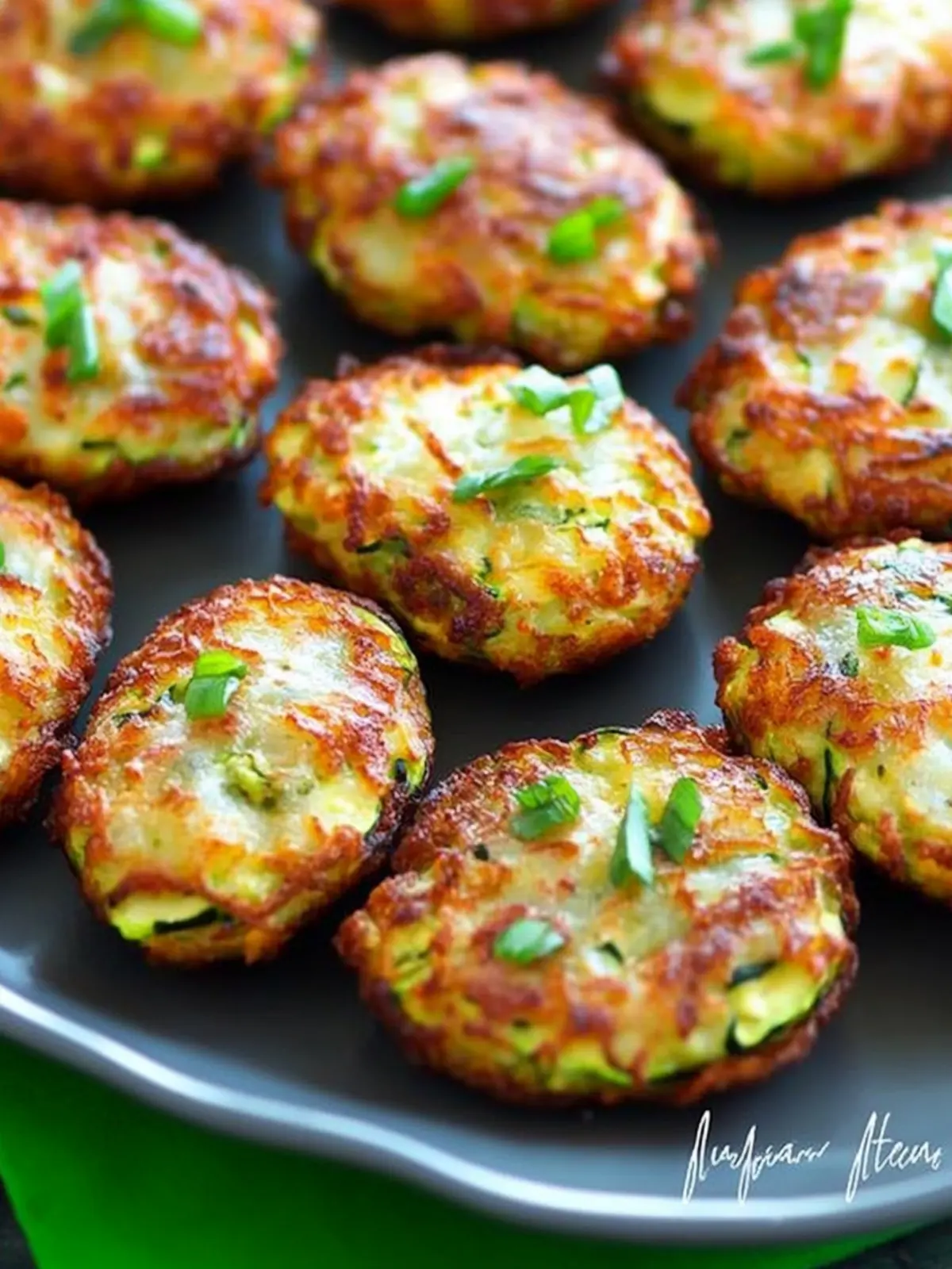 Zucchini Fritter Footballs for Game Day Fun and Flavor 5 Zucchini Fritter Footballs