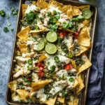Sheet Pan Verde Chicken Nachos for Quick Flavorful Nights 5 Sheet Pan Verde Chicken Nachos