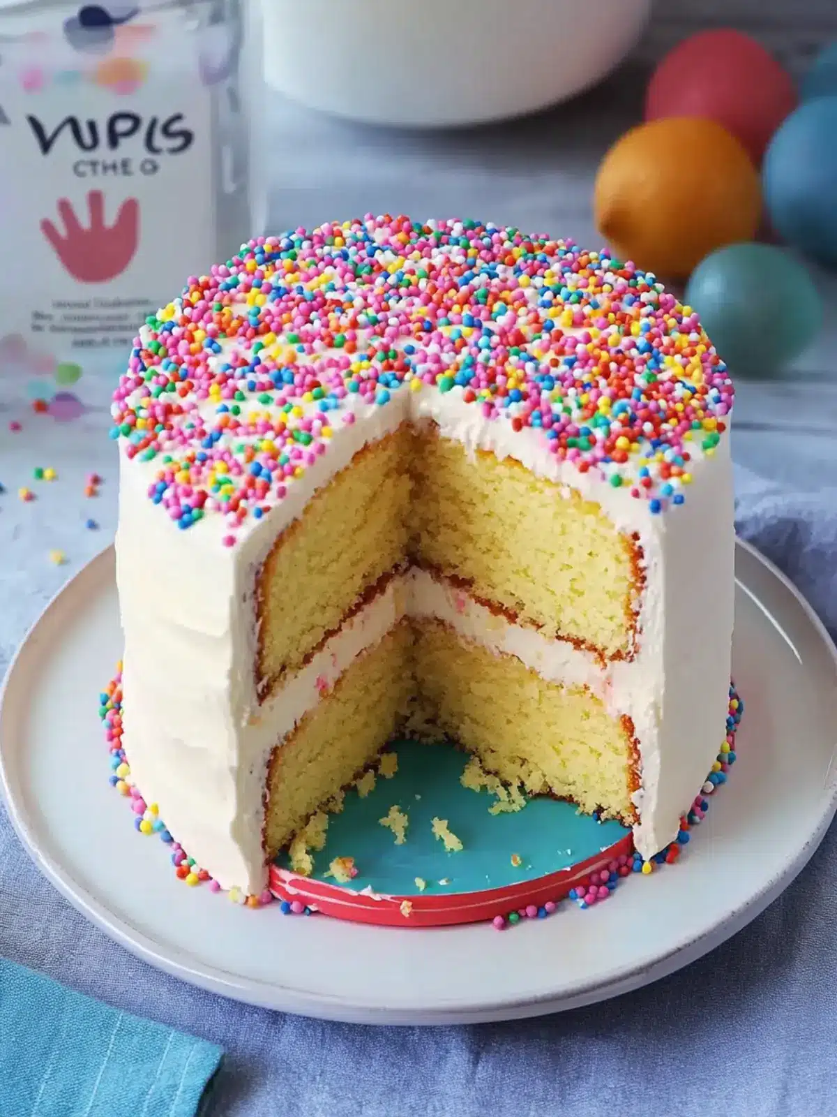 Rainbow-Surprise Lemon Cake Recipe & Cookbook Giveaway Delight 3 Rainbow-Surprise Lemon Cake & Surprise-Inside Cakes Cookbook Giveaway