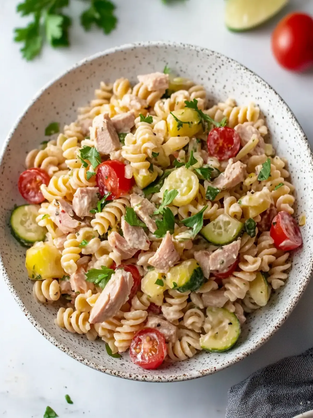 Creamy Tuna Pasta Salad: A Quick Family Favorite Recipe 3 Tuna Pasta Salad