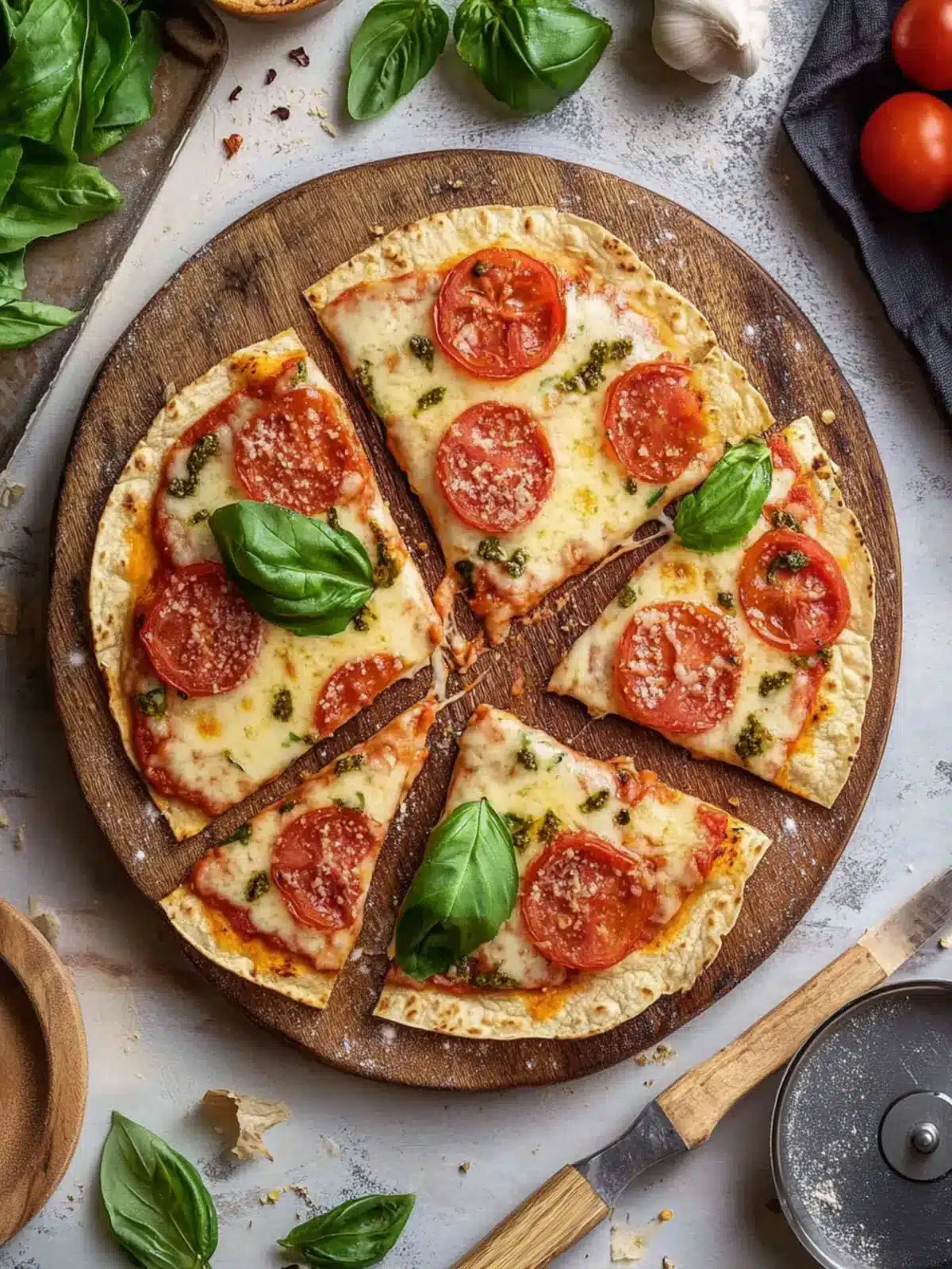Crave-Ready Tortilla Pizza Recipe Under 30 Minutes 2 Tortilla Pizza Recipe