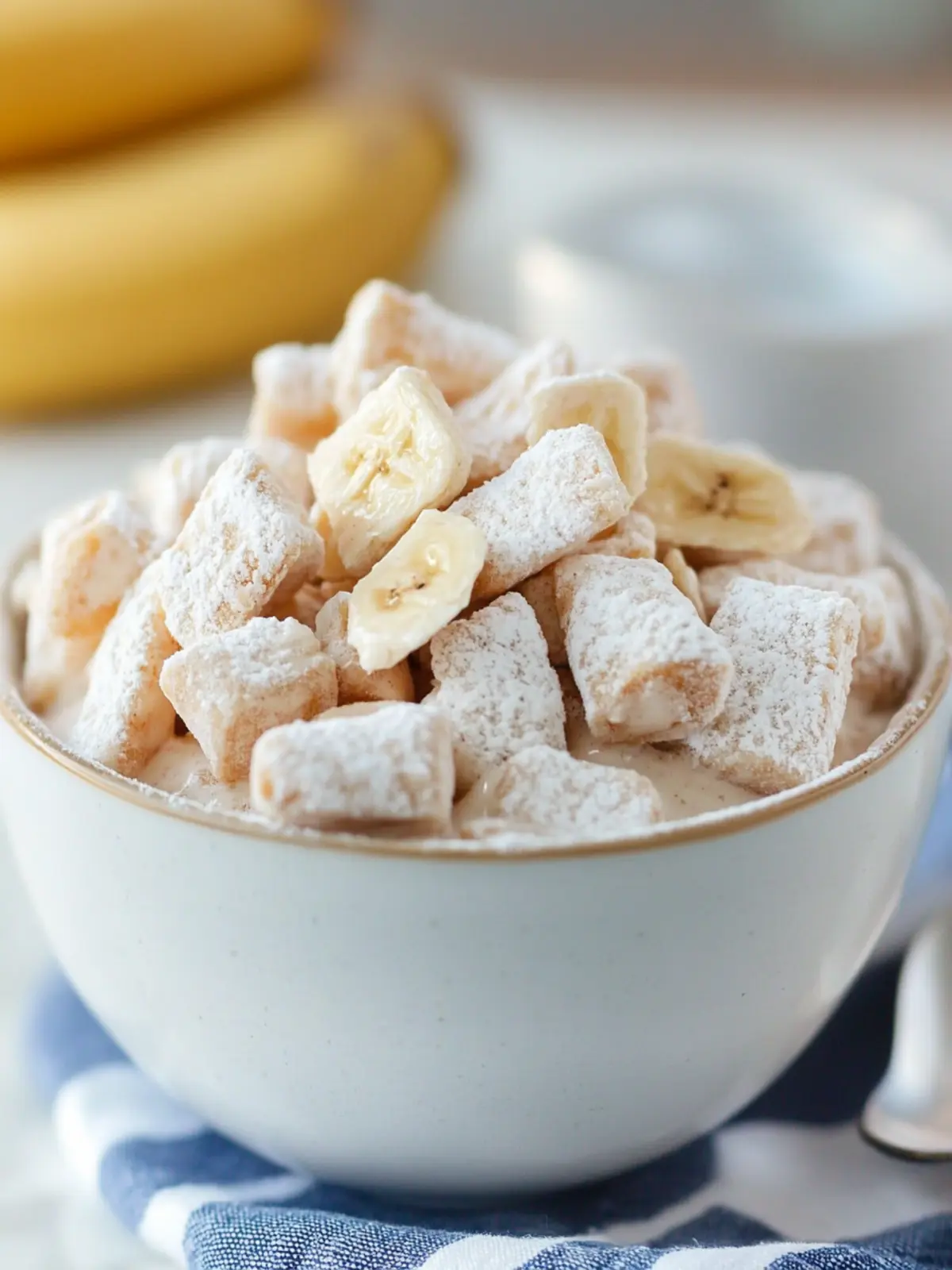 Delicious Banana Pudding Muddy Buddies for Easy Sweet Snacking 4 Banana Pudding Muddy Buddies