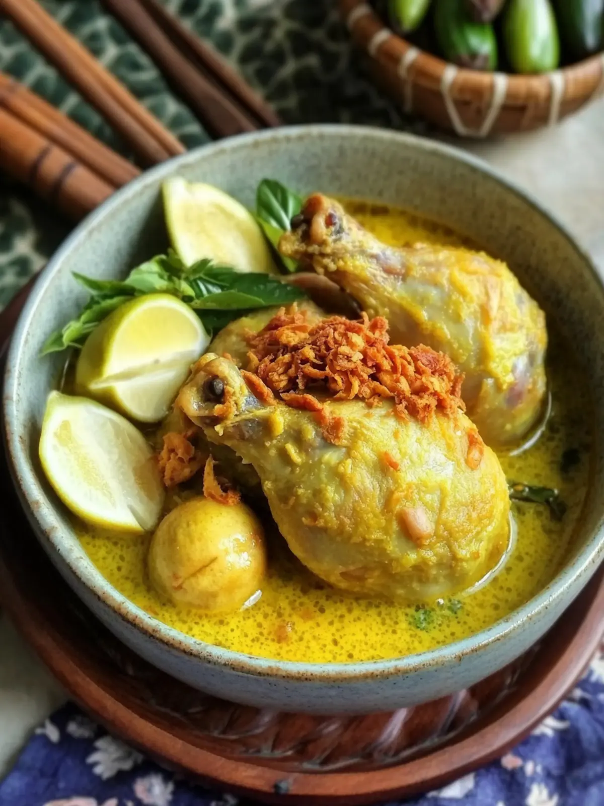 Opor Ayam Kuning: Deliciously Easy Chicken in Coconut Milk 2 Opor Ayam Kuning