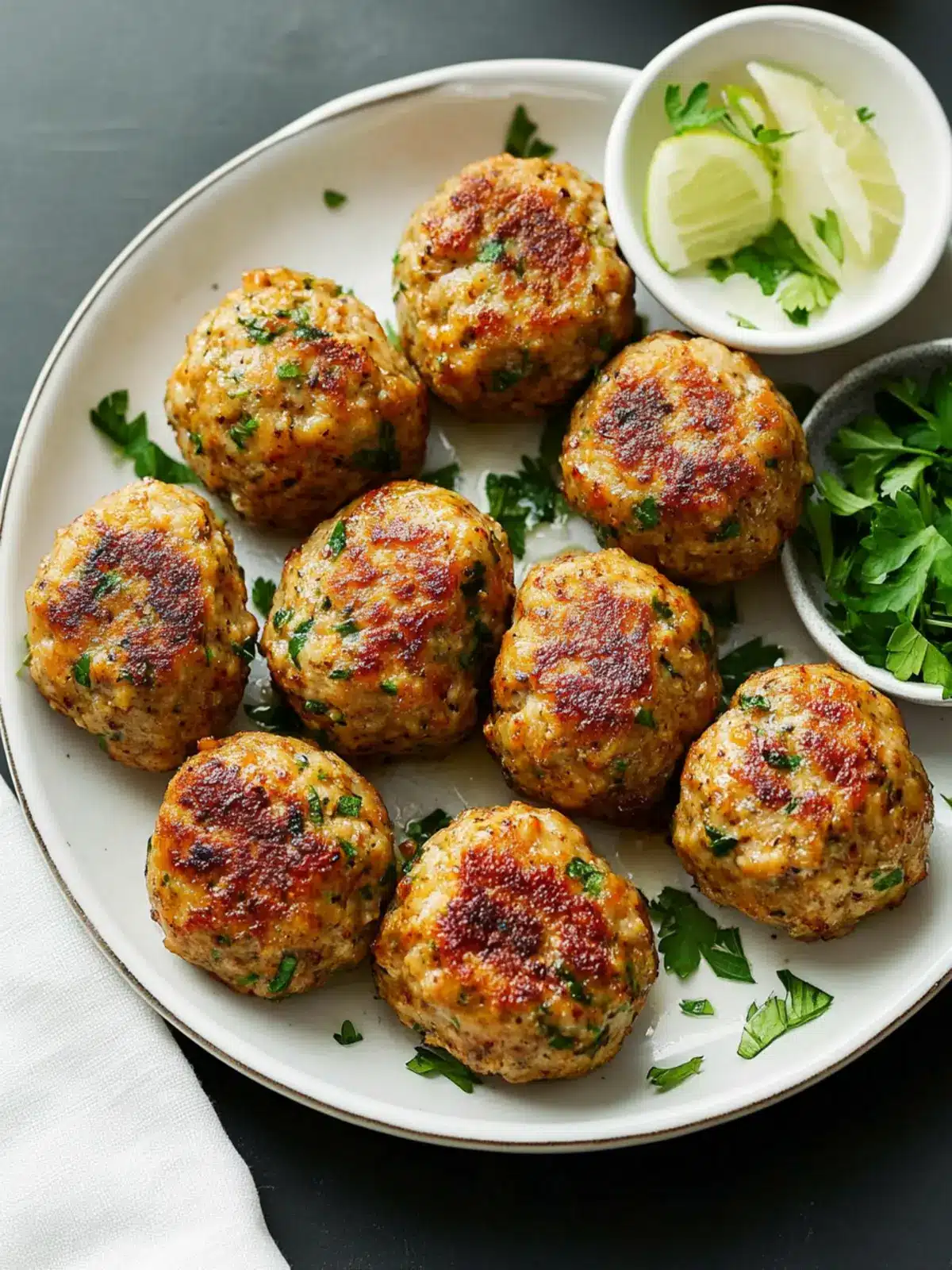 Savory Chicken Kofta Meatballs: Quick, Delicious, & Kid-Friendly 4 Chicken Kofta (Ground Chicken Meatballs)
