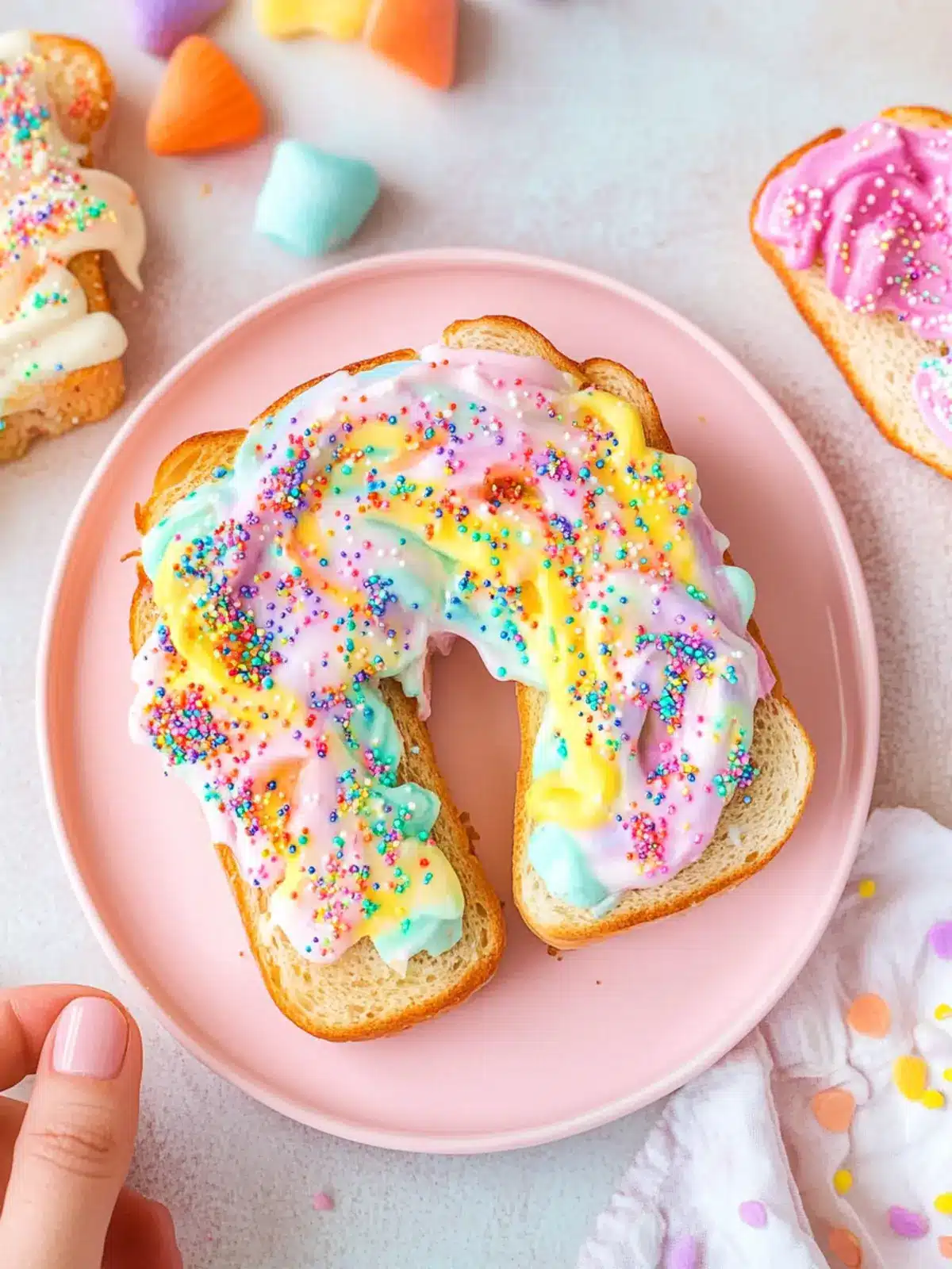Unicorn Toast: Brighten Your Breakfast with Colorful Joy 4 Unicorn Toast