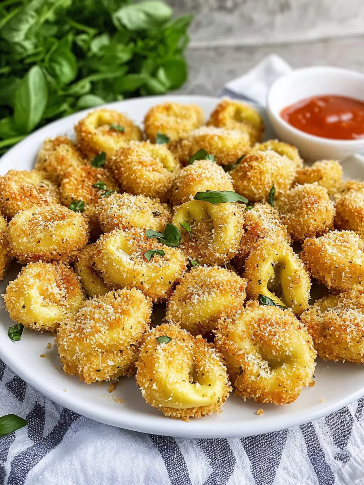Crispy Baked Parmesan Breaded Tortellini Bites Everyone Loves 2 Crispy baked parmesan breaded tortellini bites