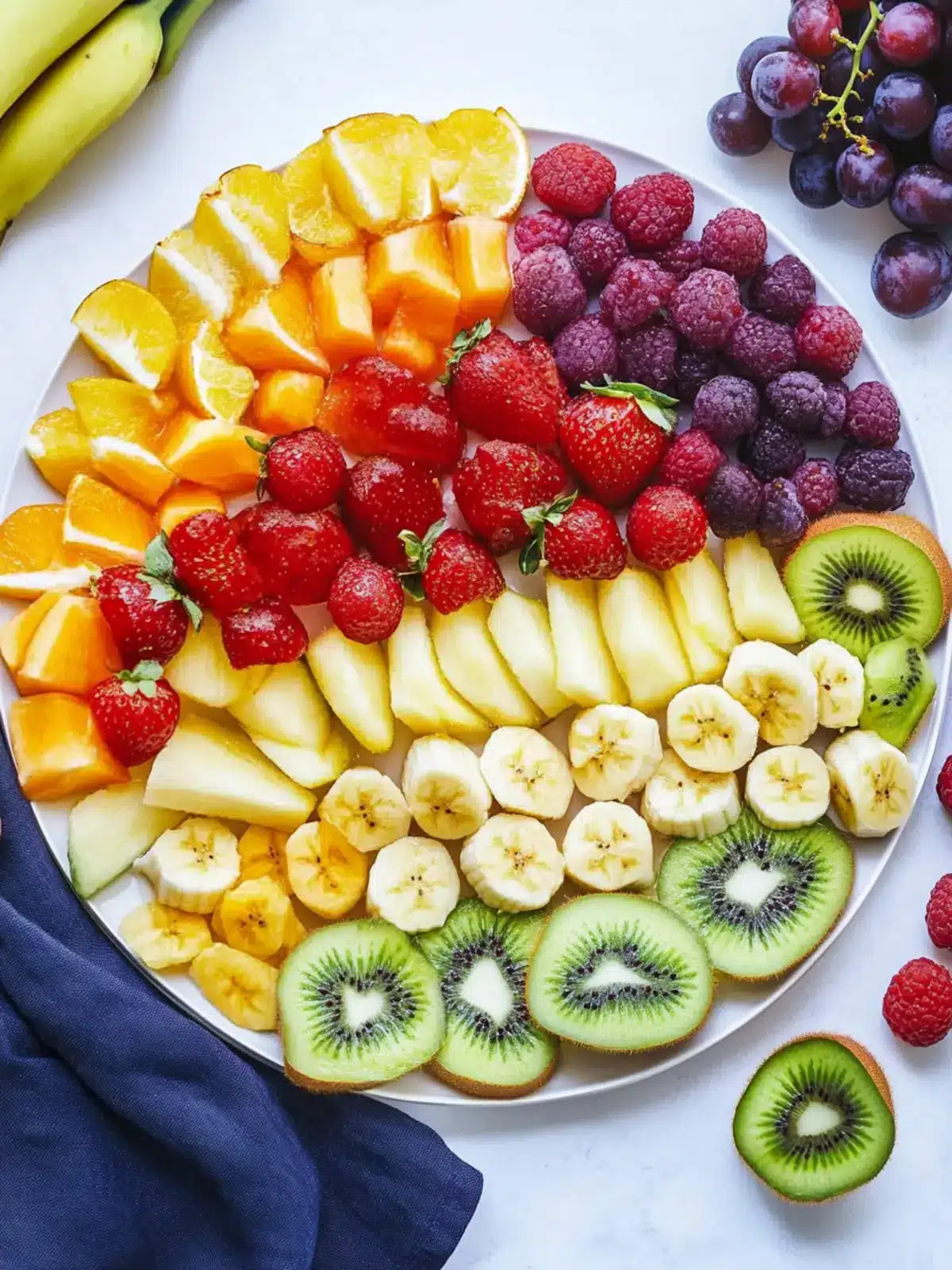 Vibrant Rainbow Fruit Platter: A Fun Healthy Treat! 2 Rainbow Fruit Platter