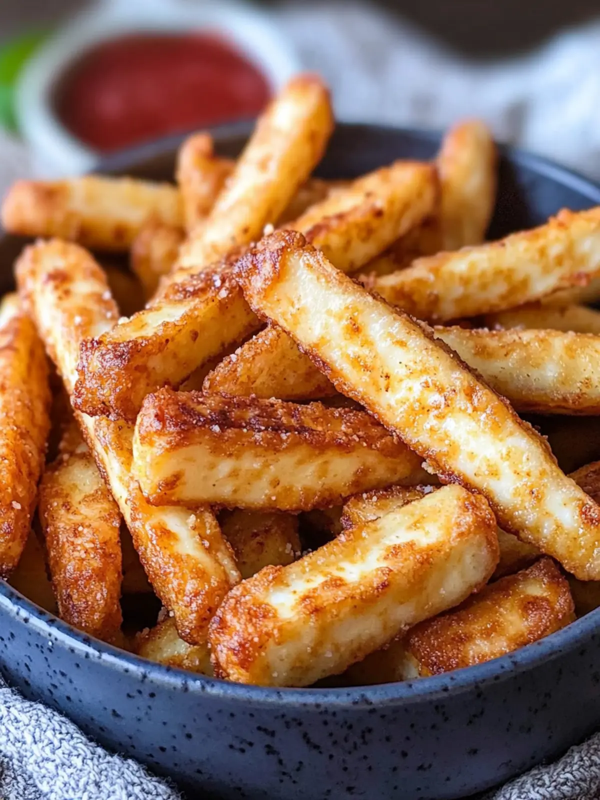 Crispy and Cheesy Air Fryer Halloumi Fries You’ll Crave! 2 Crispy and Cheesy Air Fryer Halloumi Fries