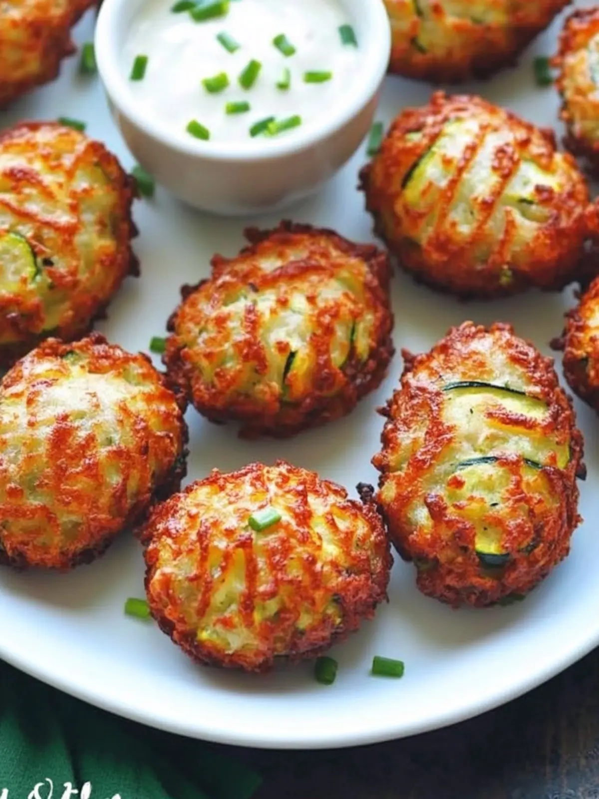 Zucchini Fritter Footballs for Game Day Fun and Flavor 2 Zucchini Fritter Footballs