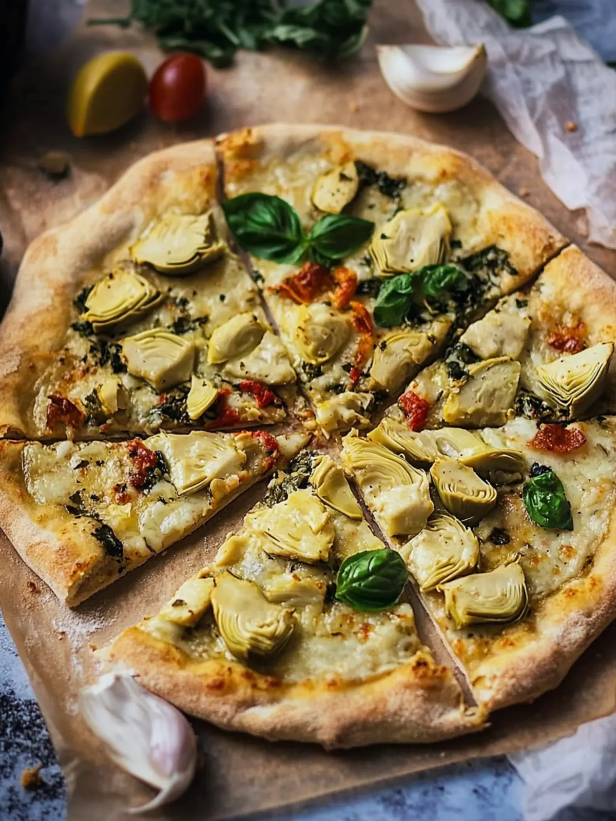 Savory Artichoke Pizza: A Quick, Vegetarian Delight! 3 Artichoke Pizza