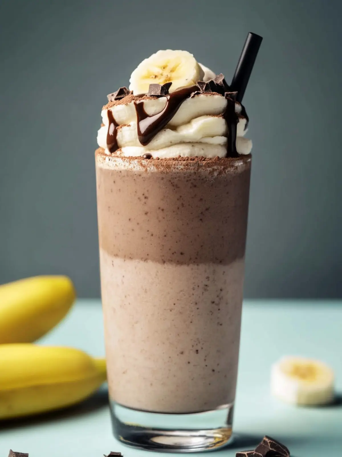 Delicious 4-Ingredient Chocolate Banana Milkshake Magic 4 Chocolate Banana Milkshake