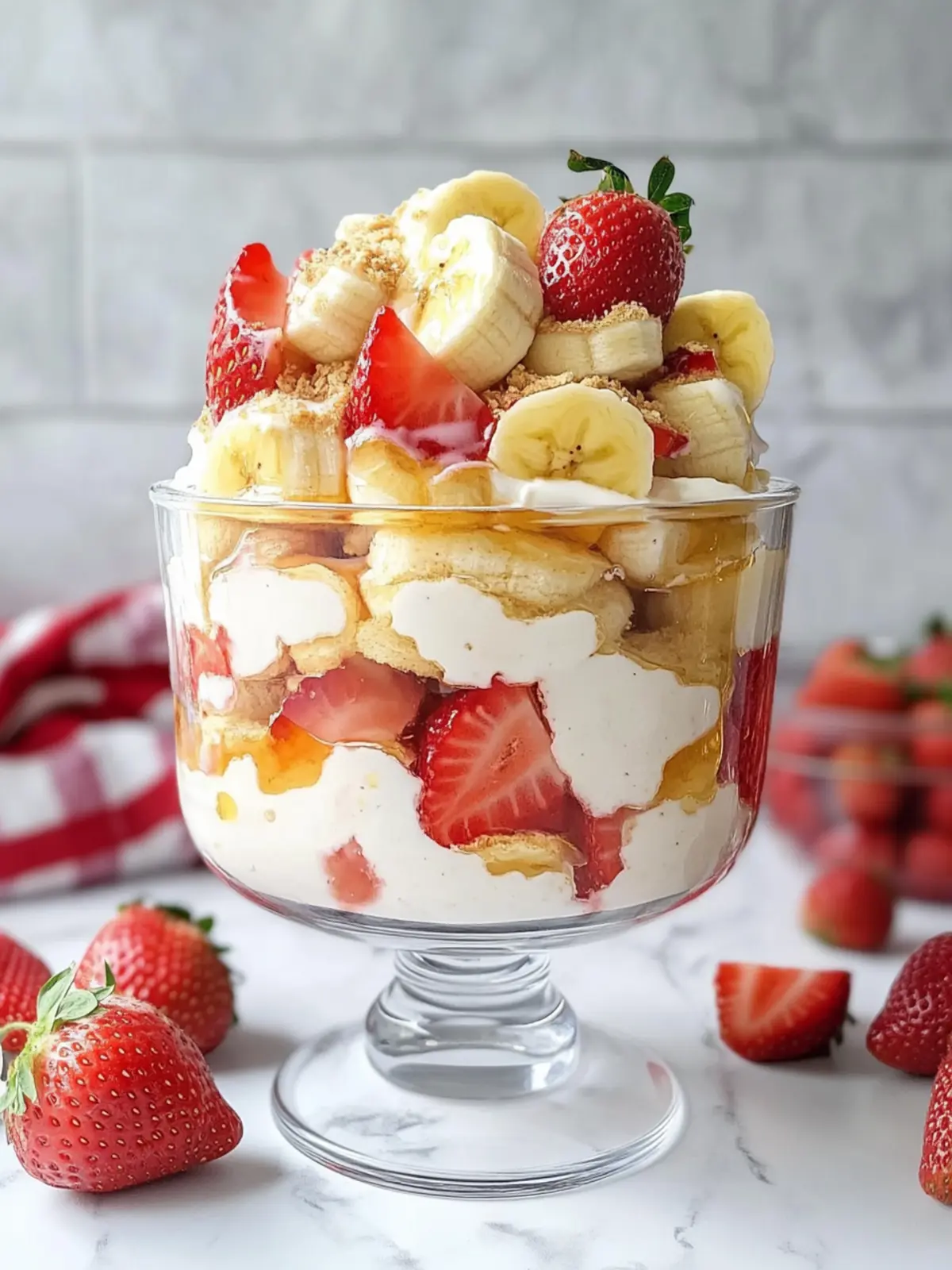 Mouthwatering Banana Strawberry Pudding for Easy No-Bake Joy 4 Banana Strawberry Pudding
