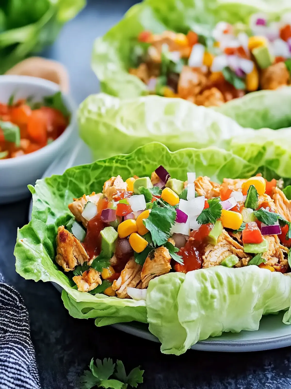 Savory Chicken Taco Lettuce Wraps for Guilt-Free Tasty Nights 2 Chicken Taco Lettuce Wraps