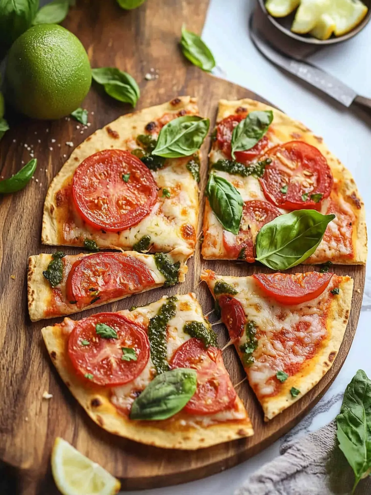 Tortilla Pizza Recipe: Quick Customizable Delights at Home 4 Tortilla Pizza Recipe