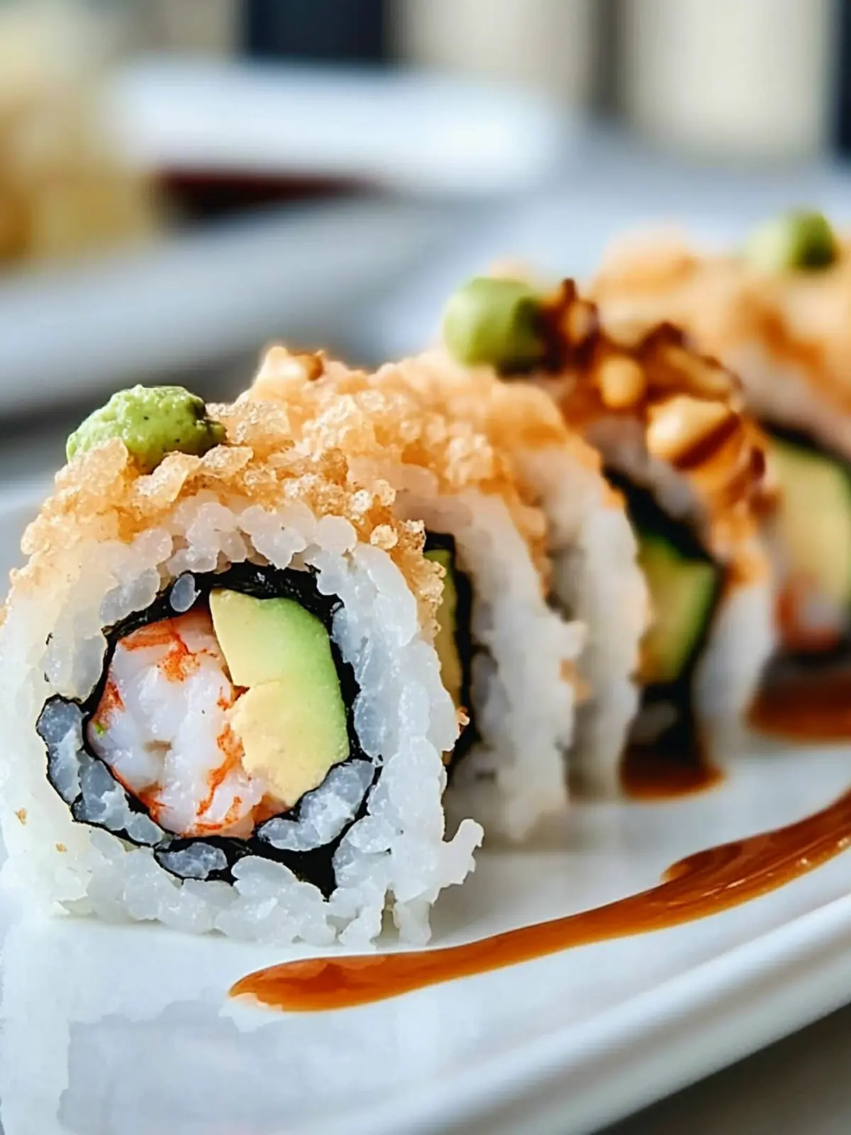 Crispy Shrimp Tempura Roll: Sushi Night Made Easy at Home 3 Shrimp Tempura Roll