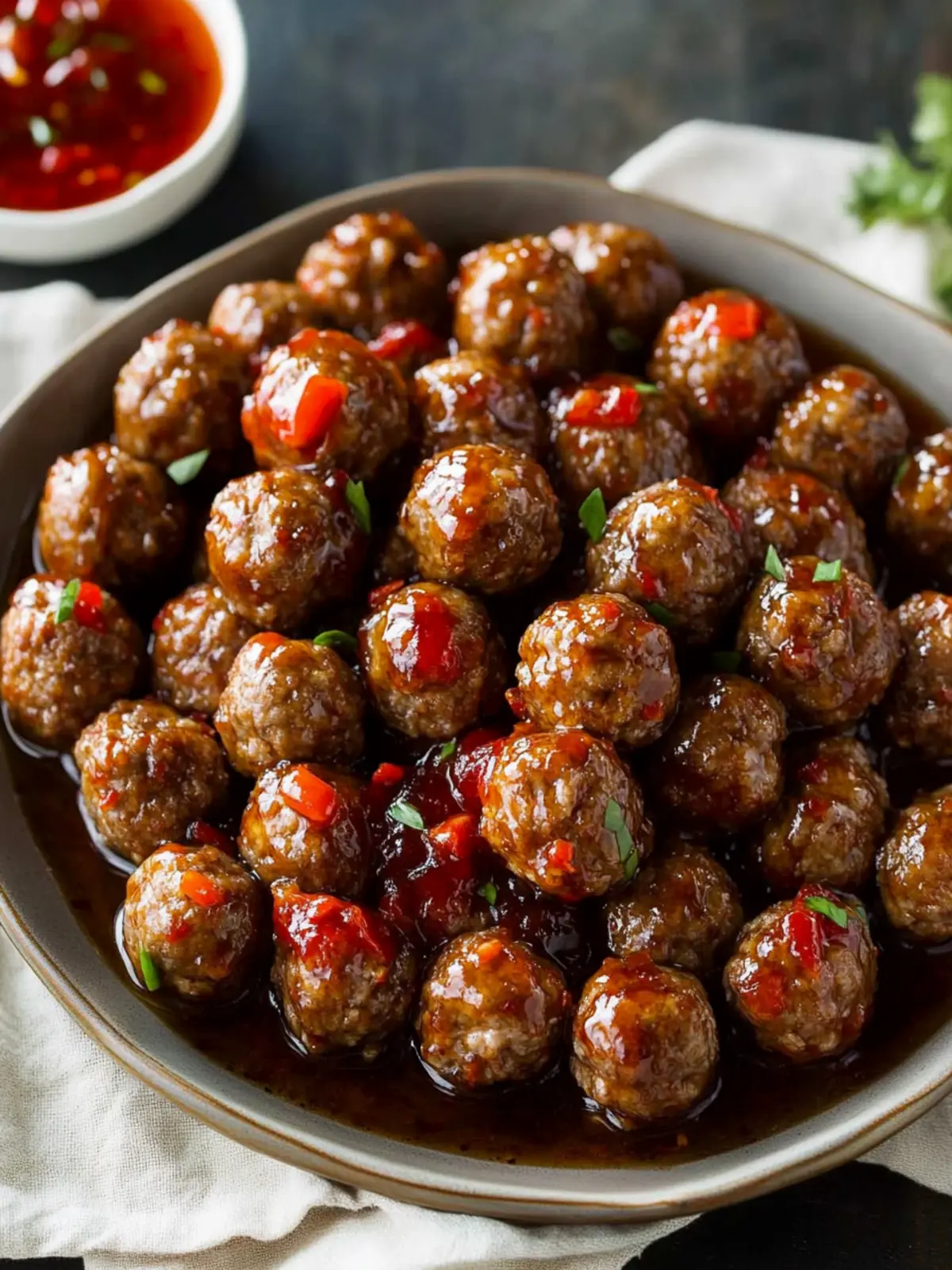 Delicious Slow Cooker Red Pepper Jelly Cocktail Meatballs 4 Slow Cooker Red Pepper Jelly Cocktail Meatballs