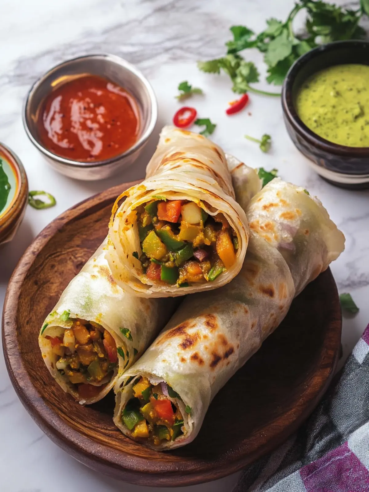 Bombay Veg Frankie Roll: Your Flavor-Packed Indian Delight 2 Bombay Veg Frankie Roll