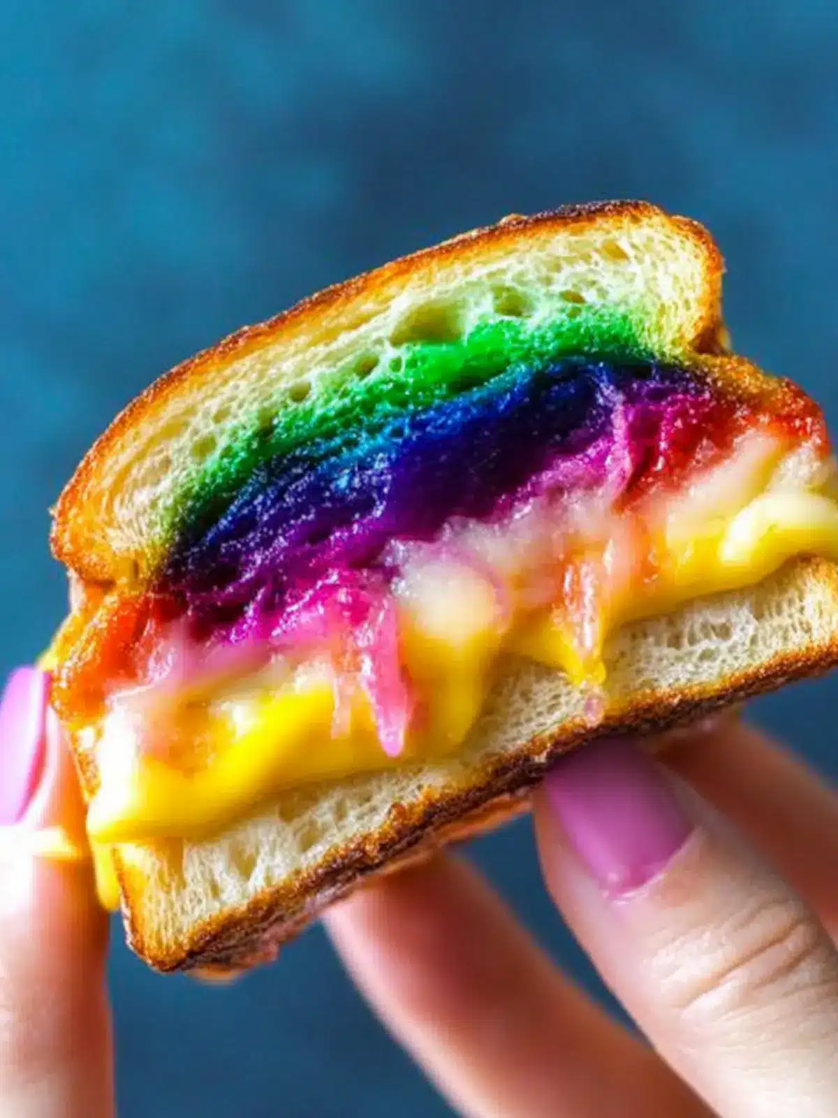 Rainbow Grilled Cheese: A Fun Twist for Your Lunch Table 2 Rainbow Grilled Cheese