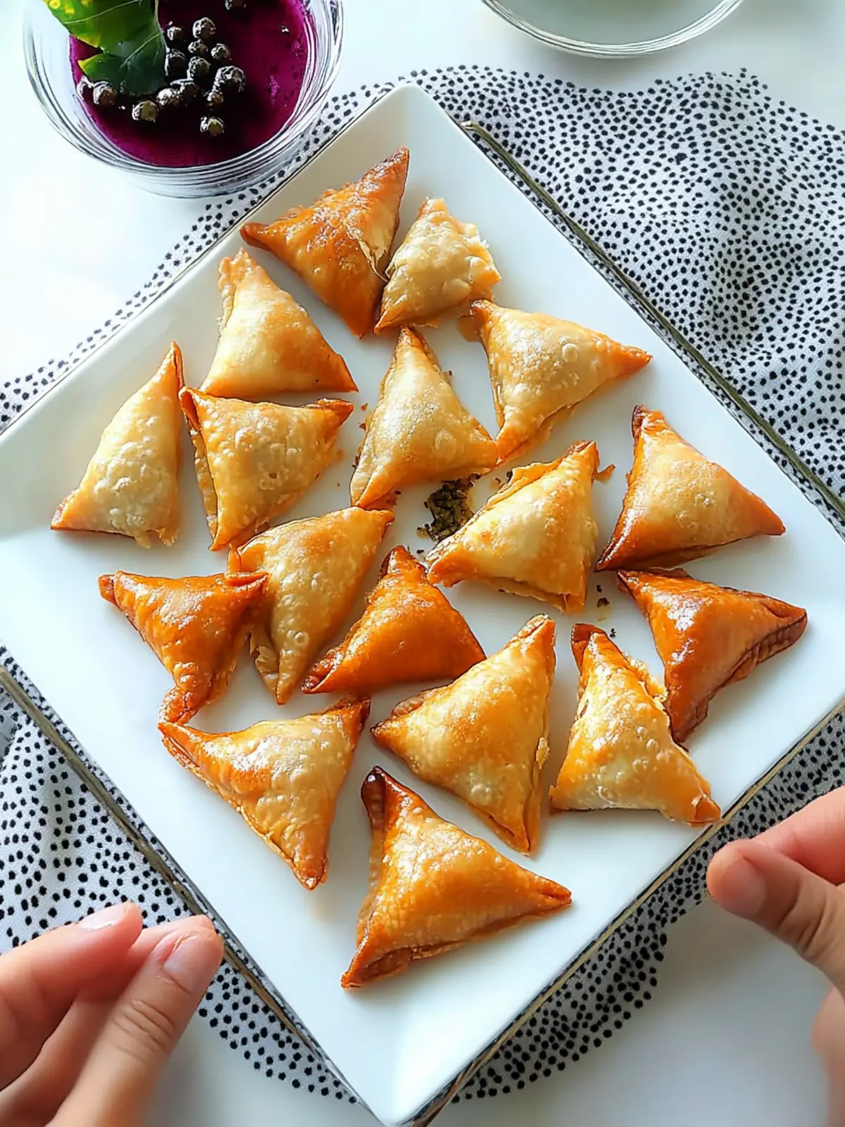 Mini Cream Cheese Sweet Samosas That Will Steal Your Heart 3 Mini Cream Cheese Sweet Samosas