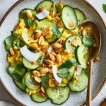 Smashed Cucumbers with Turmeric, Coconut, and Peanuts Bliss 8 Smashed Cucumbers with Turmeric, Coconut, and Peanuts
