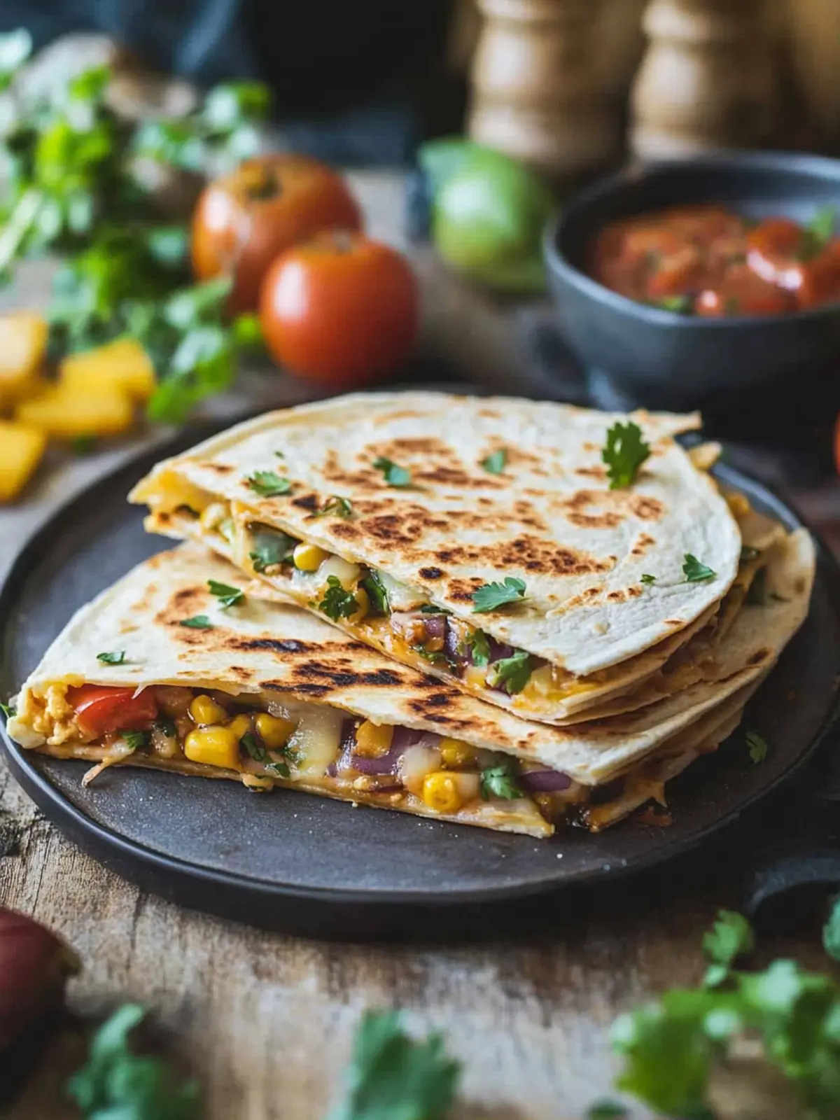 Fresh Summer Harvest Cheddar Quesadilla for Quick Bliss 3 Summer Harvest Cheddar Quesadilla
