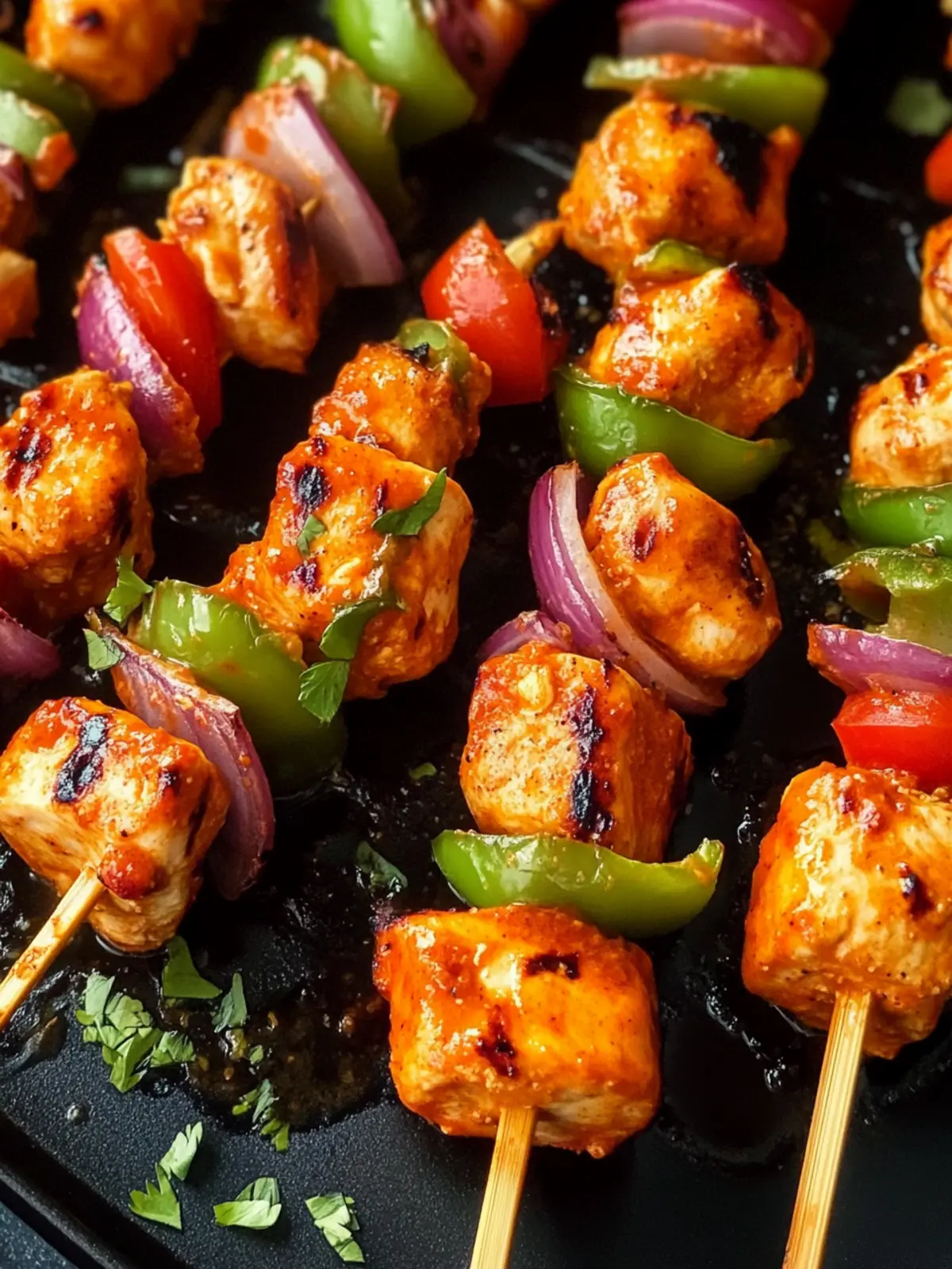 Spicy Grilled Buffalo Chicken Skewers for Perfect Summer Bites 3 Grilled Buffalo Chicken Skewers