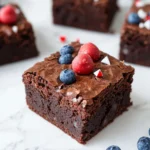 Rich & Fudgy 4th July Brownies with Festive Flair 4 4th July Brownies