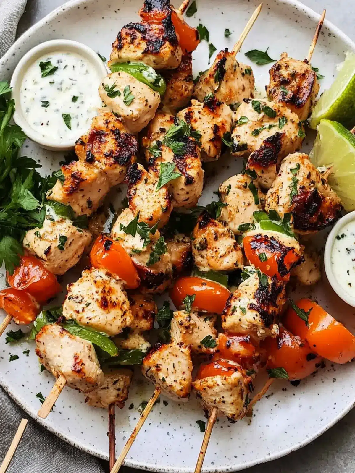 Savor Irresistible Greek Chicken Kabobs with Tzatziki Bliss 3 Greek Chicken Kabobs