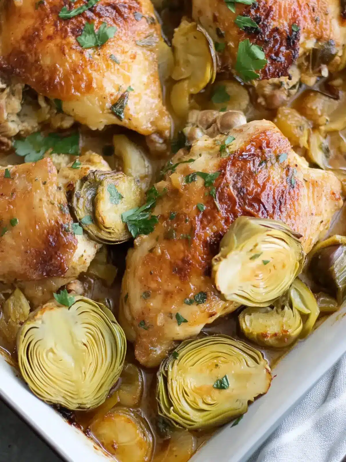 Baked Chicken with Artichokes: A Flavorful Twist on Comfort Food 3 Baked Chicken with Artichokes