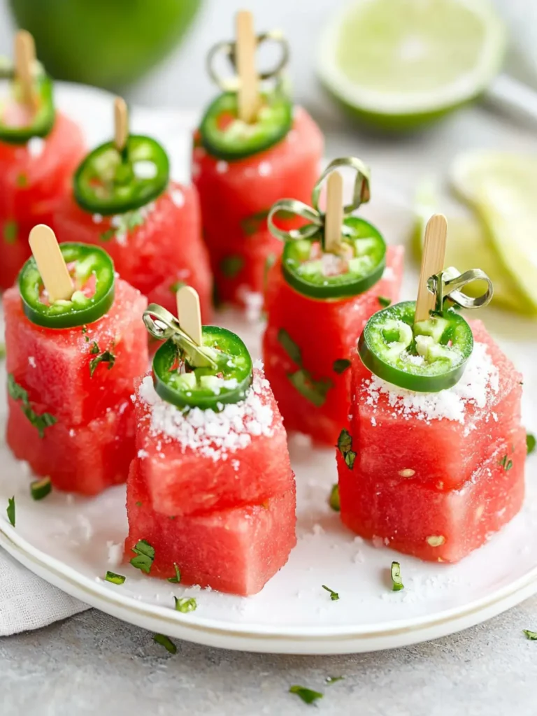 Margarita Watermelon Bites