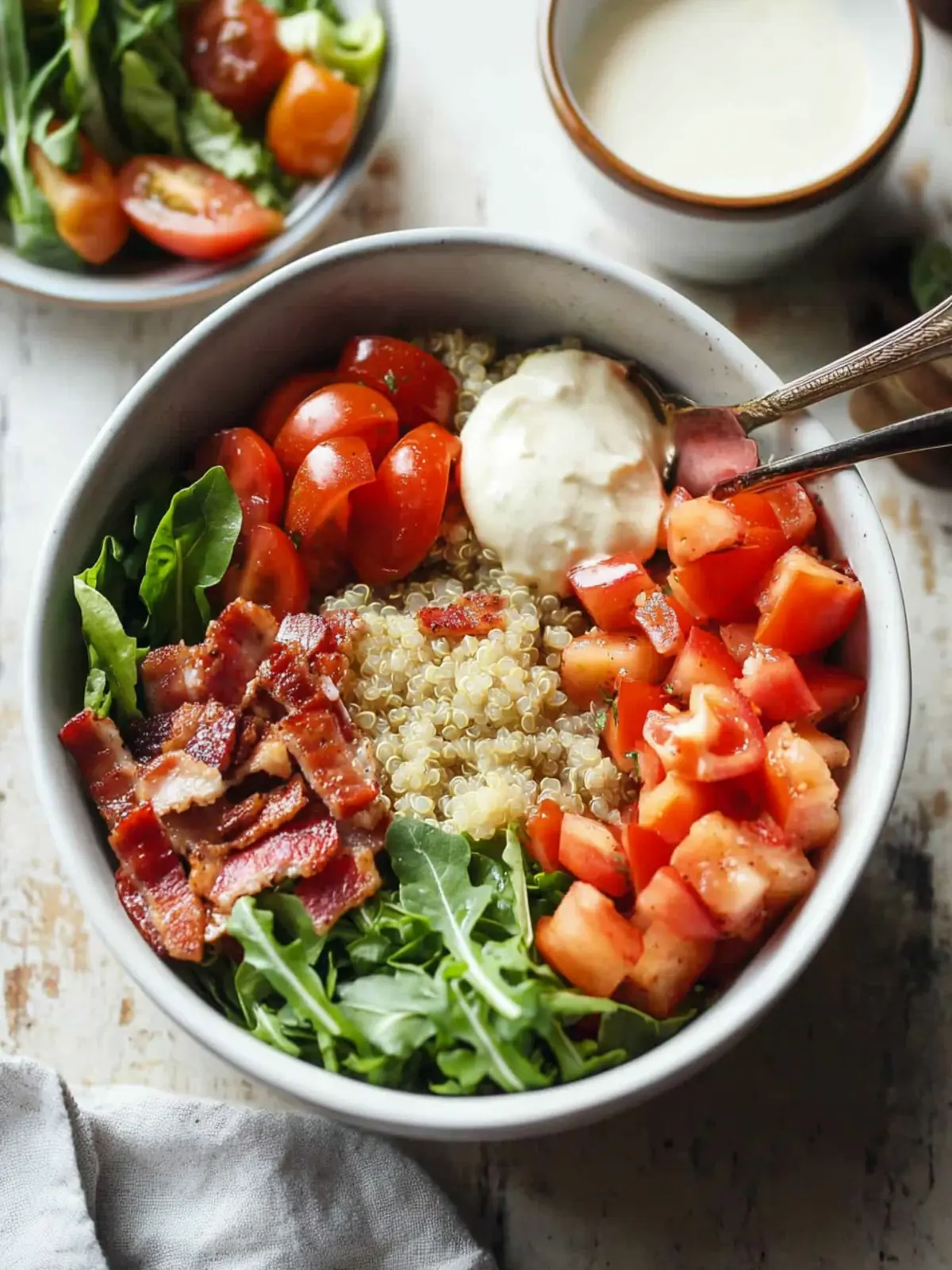 BLT Quinoa Bowls: Your New Favorite Healthy Dinner Flip 2 BLT Quinoa Bowls